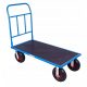 Carrello da magazzino con pianale 100x60, RUOTE GONFIATE