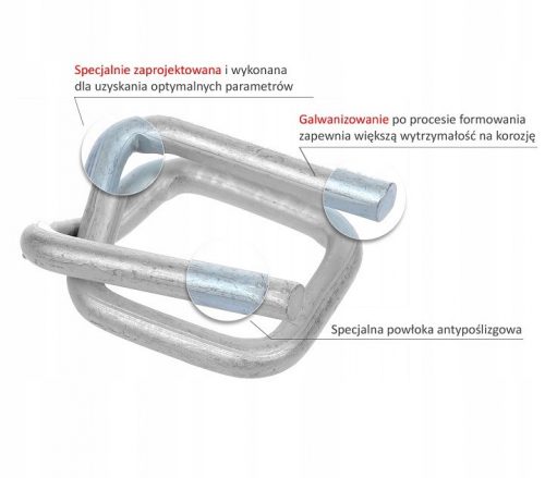 Chiusure a filo 13mm CB4 Clip di chiusura PP 1000pz