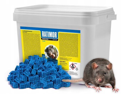 Repellente, spaventa animali - Veleno Ratimor contro topi e ratti, 3kg