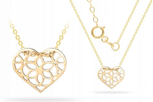  COLLANA STELLE ORO CUORE APERTO CELEBRITY 585