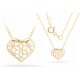  COLLANA STELLE ORO CUORE APERTO CELEBRITY 585