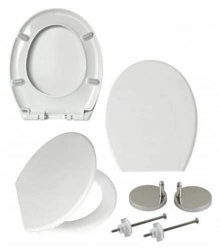 Sedile WC Estiva DDW0014, duroplast bianco