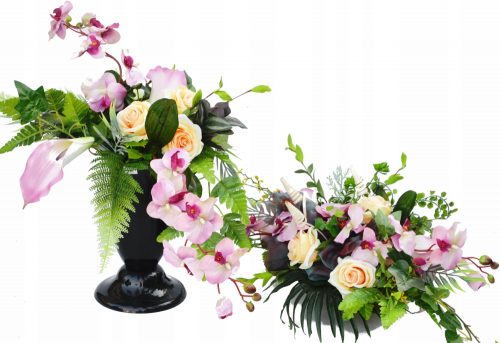 GRANDE bouquet e decorazione BOUQUET per tomba cimiteriale