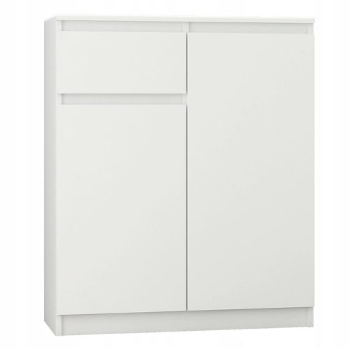  Cassettiera moderna Mobene 80 x 40 x 98 cm bianco opaco