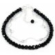  Bracciale con cristalli Eve, 21 cm, neri