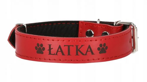  Collare per cani in pelle con incisione di Bruno Leatherworks, taglia XL