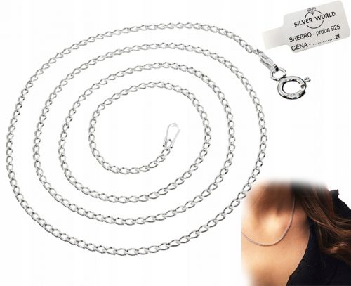  CATENA DA DONNA IN ARGENTO 925, COLLANA COMPLETA IN ARGENTO 925 CLASSICA SOTTILE