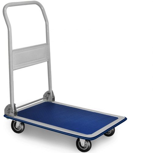 CARRELLO TRASPORTO MAGAZZINO PIATTAFORMA 150 KG