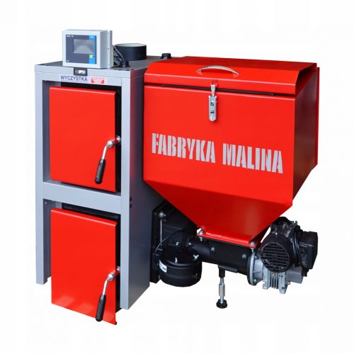  Stufa MALINA in acciaio per carbone eco-pisello, 9 kW