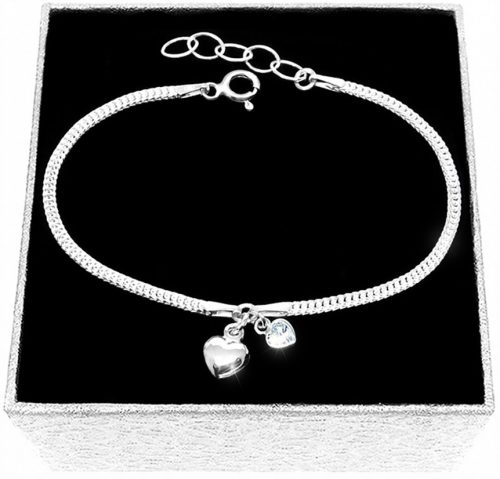  Bracciale celebrity cuori, argento 925 B31