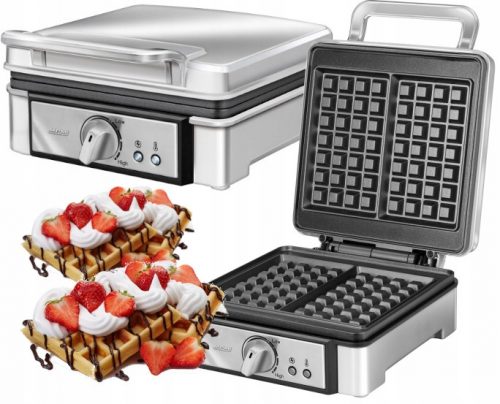  Piastra per waffle MPM MGO-13, argento, 1400 W