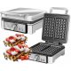  Piastra per waffle MPM MGO-13, argento, 1400 W