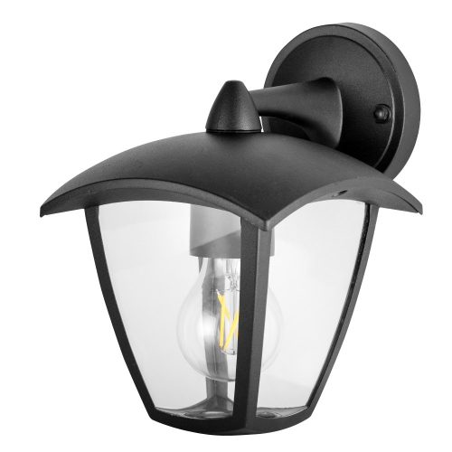  Lampada da parete da giardino Bowi nera E27 12 W