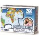  260 MAPPA DEL MONDO PUZZLE EDUCATIVI, OVEST