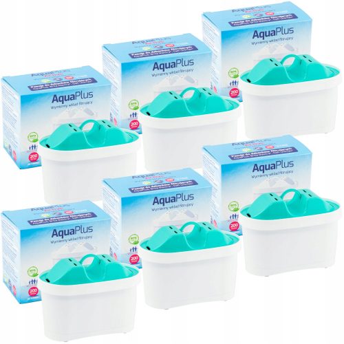  Inserto filtrante per la caraffa AquaPlus Tipo: Dafi Unimax, Aquaphoor Maxfor, Brita Maxtra+ 6 pz.