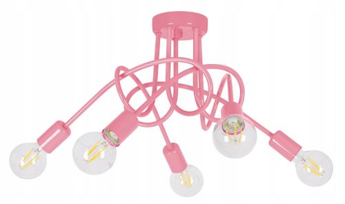  Lampada da soffitto LED-ONE E27 rosa e viola