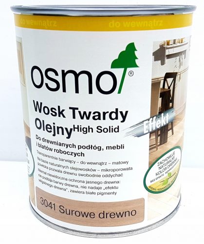 Olio di cera dura Osmo legno grezzo 3041 10 L