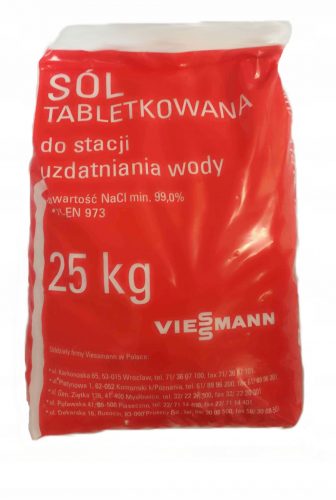  Addolcitore acqua salata compressa 25 kg VIESSMANN.