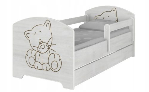  Letto OSKAR BABY BOO 160X80 MATERASSO + CASSETTO