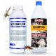  Liquido contro zecche, zanzare, mosche Forte 1 kg 1000 ml + Liquido contro zecche, zanzare Forte 1,2 kg