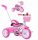  Bicicletta a tre ruote GuGu Bobas B5F7-037-R, rosa e bianca