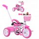  Bicicletta a tre ruote GuGu Bobas B5F7-037-R, rosa e bianca