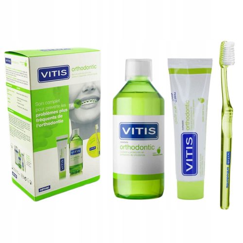  SET ORTODONZIA VITIS, PASTA LIQUIDA, SPAZZOLA