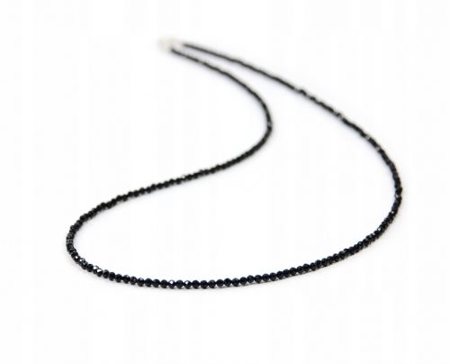  Collana Faveo tormalina 2mm 45 cm nera