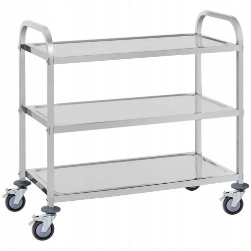 Carrello cameriere Royal Catering RCSW 3A 96x55,5x100 cm