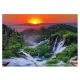 Carta da parati fotografica 3D SUNSET WATERFALL LIVING ROOM 368x254