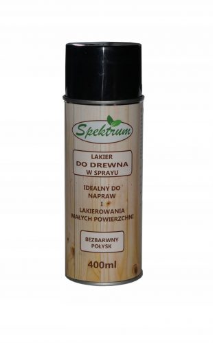 Vernice per legno Spektrum, spray incolore, 400 ml