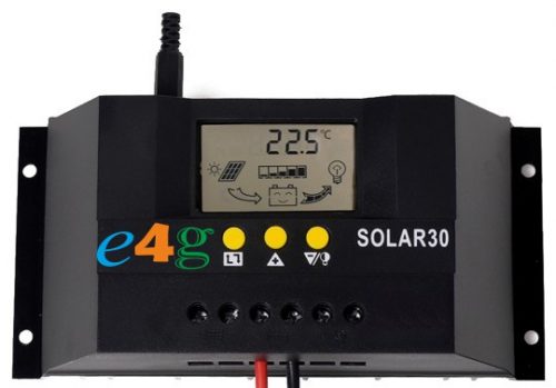 Regolatore solare regolatore 30A 12V/24V PWM LCD fotovoltaico