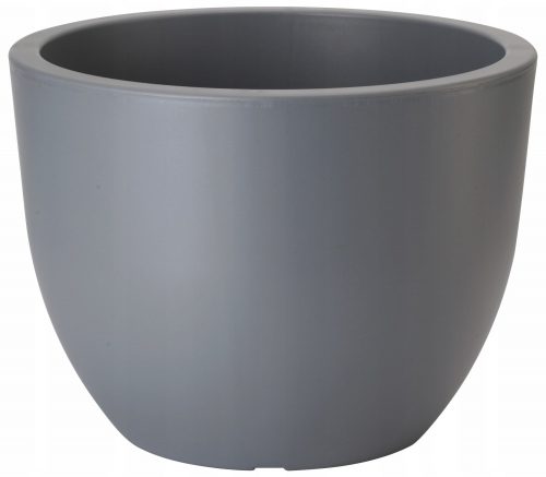  Vaso da fiori Form-Plastic 30 cm x 30 x 29,5 cm diametro 30 cm tonalità plastica grigio e argento