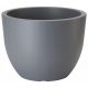  Vaso da fiori Form-Plastic 30 cm x 30 x 29,5 cm diametro 30 cm tonalità plastica grigio e argento