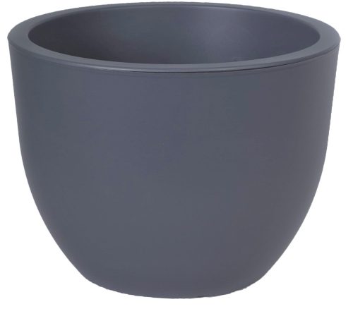  Vaso da fiori Prosperplast 34,5 cm x 34,5 x 25,7 cm diametro 34,5 cm plastica tonalità grigio e argento