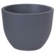  Vaso da fiori Prosperplast 34,5 cm x 34,5 x 25,7 cm diametro 34,5 cm plastica tonalità grigio e argento