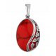  Ciondolo in argento Art 399 corallo rosso