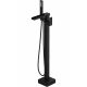 Mexen Algar nero monocomando free standing per vasche da bagno