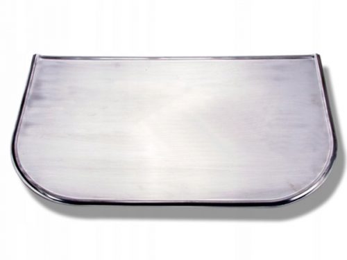 Lastra stufa Enigma-Art BL-ss 80x50 A inox 80x50 cm