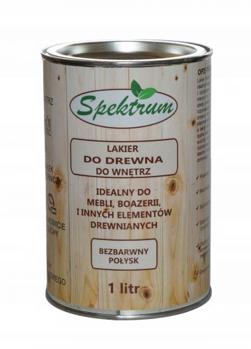 Vernice per legno SPEKTRUM - brillantezza incolore 1L