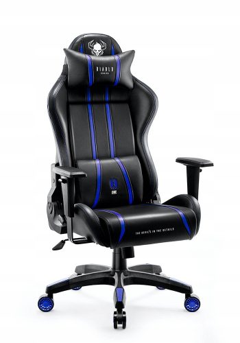  Sedia da gaming Diablo Chairs X-One 2.0, ecopelle nera e blu