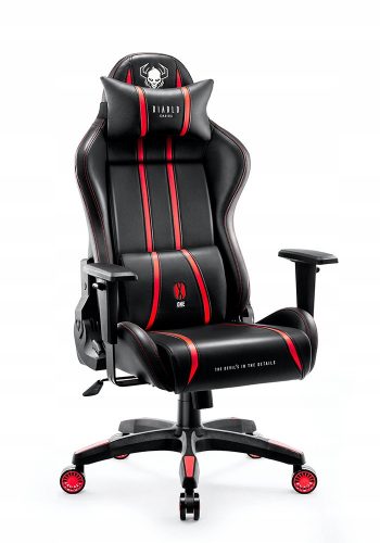  Sedia da gaming Diablo Chairs X-One 2.0, ecopelle nera e rossa