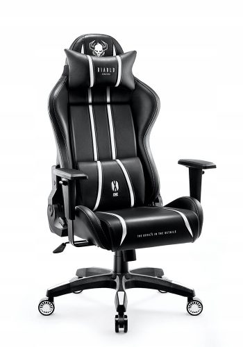  Sedia da gaming Diablo Chairs X-One 2.0, ecopelle bianca e nera