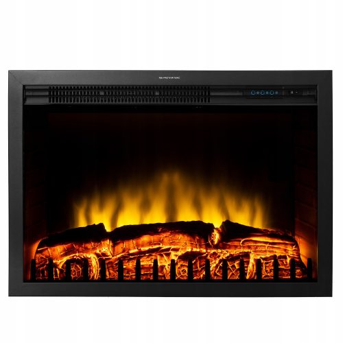 Caminetto da incasso con funzione riscaldamento, elettrico Ferretti nero 2000 W 76 x 54 x 23 cm