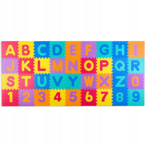  Ricokids puzzle in schiuma con lettere e numeri, 36 pezzi