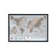  Cornice per mappa da grattare Nera in legno B2 50x70cm