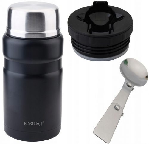 Thermos per cena KiNGHOFF 0,75 l nero