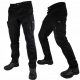 Pantaloni lunghi da lavoro Duduwork, elasticizzati, colore nero, taglia 44