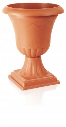  Vaso da fiori Prosperplast 38,5 cm x 38,5 x 48,5 cm diametro 39 cm plastica tonalità marrone e beige