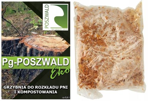  2x Pg POSZWALD Eco Mycelium per la decomposizione dei tronchi d'albero